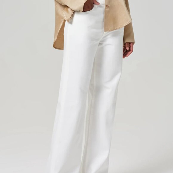 Citizens of Humanity- Annina High Rise Wide Leg 33" -Soft White - Picture 1 of 9